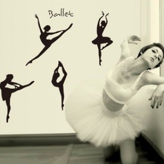 Ballet Dancer Wall Decal